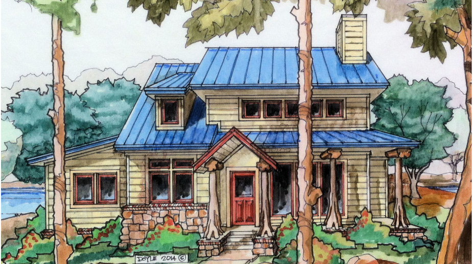 Lake Cabin Lakefront Custom Cabin Design in Van Buren, AR
