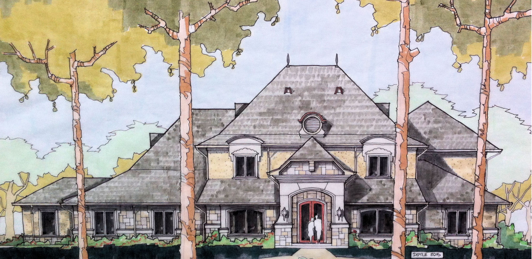 French, Chateauesque 5,000 s.f., full amenities, indoor gym & pool, 2nd floor entertainment area
